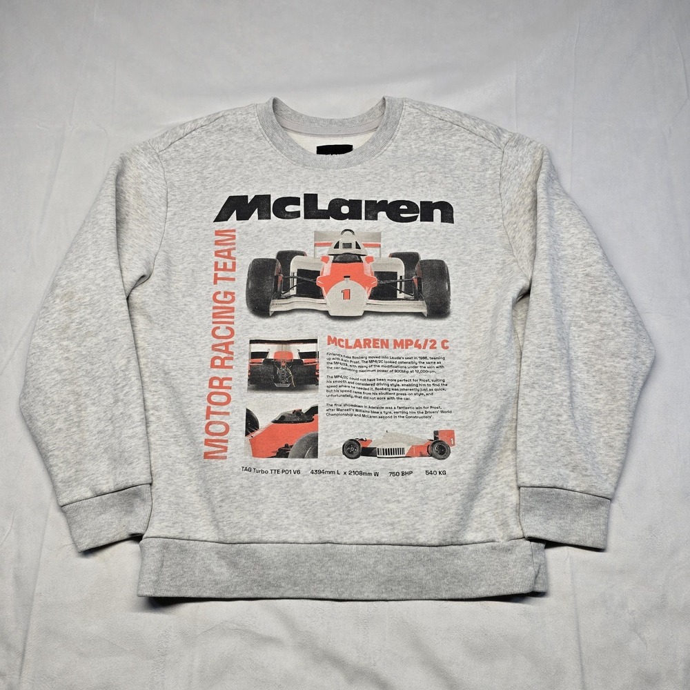 Hollister McLaren Formula 1 Team Graphic‎ Sweatshirt in grey Size XS